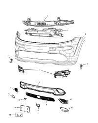 68158580AB-FASCIA FRONT