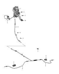 52124961AG-CABLE PARKING BRAKE FRONT