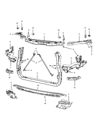 5156109AB-CROSSMEMBER RADIATOR