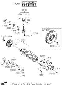 230602E003-BEARING PAIR SET-C/ROD