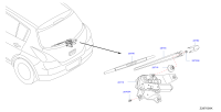 MOTOR ASSY-REAR WINDOW WIPER