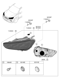 92101S6500-LAMP ASSY-HEAD,LH