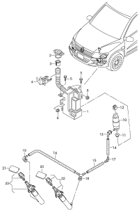 ELBOW FITTING / WS WASHER