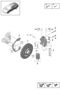 BRAKE PAD SET/Q3/PASSAT/TIGUAN