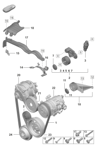 0PB903137E-AUD F STABILIZER MOUNTING