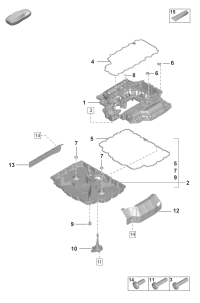 0PB115685C-Gasket, oil pan