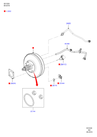 DG9C2002BB-Booster assy-brake