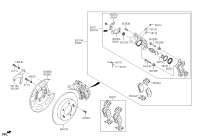 58210C9600-Brake assy-rr wheel, lh