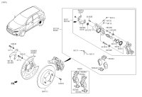 58390C9500-Bracket, l. outer