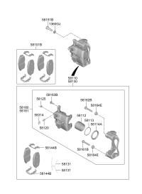 58110C9700-BRAKE ASSY