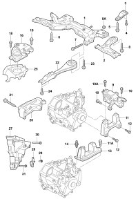 6RD199111C-ENGINE MOUNT BRACKET