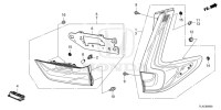 33500TLAH61-TAILLIGHT ASSY., R