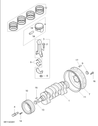 SMW250186Y-FLYWHEEL ASSY