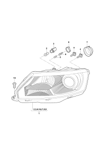5JK941015-BEETLE 07-10 H/L