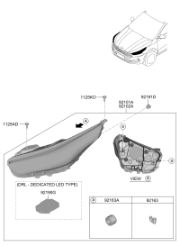 92101Q8100-LAMP ASSY-HEAD,LH