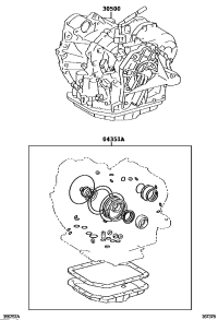 GASKET KIT, TRANSAXLE OVERHAUL(ATM)