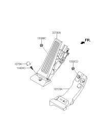 32700D4100-PEDAL ASSY - ACCELERATOR