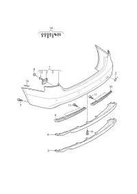 8K5807067A-Bumper