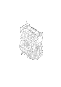 04E100037-Engine assy-short