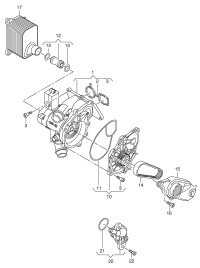 06K121132-COOLANT FLANGE