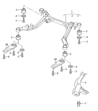 4F0505220B-BRACKET-ENGINE SUPP*