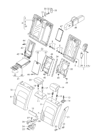 8T0885682A-Clip, back unlock