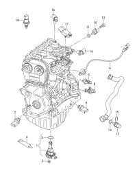 03F907660D-SNSR,ENGINE OIL LVR/AUD/VW