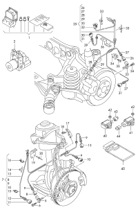 8K0972252E-Harness, speed sensor