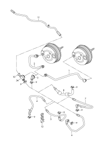 8K1611931L-Pipe, vacuum w/check
