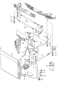 OIL TANK-STEERING/W210/W220