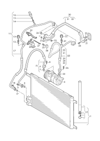 5Q0816411BH-CONDENSER / VW/PASSAT