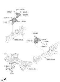 21830S6610-BRACKET ASSY-TRANSAXLE MTG