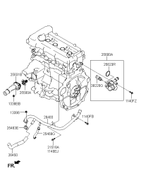 256002B740-CONTROL ASSY-COOLANT TEMPERATU