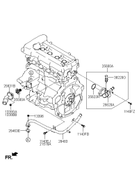 256312B001-FITTING-COOLANT INLET