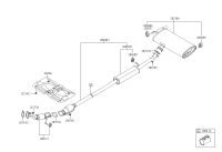 28600F8440-MUFFLER COMPLETE-CENTER