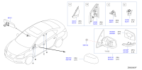 963013RA0B-MIRROR ASSY-OUT
