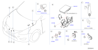 K85813DA0A-SENSOR-AIR BAG,FRONT CENTER
