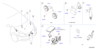 256105MA0A-HORN ASSY ELECTRIC HIGH