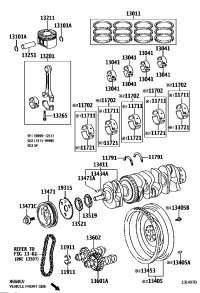 117110H04101-BEARING, CRANKSHAFT