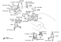 1231131080-BRACKET, ENGINE MOUNTING, FRONT(FOR TRANSVERSE ENGINE)