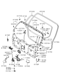 817552E000XU-HANDLE-TAIL GATE PULL