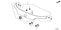 34100T5A003-LAMP ASSY, LICENSE PLATE
