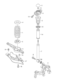 RUBBER BUFFER/AIR FILTER-AUDI