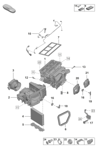 PAB82002100-Blower motor