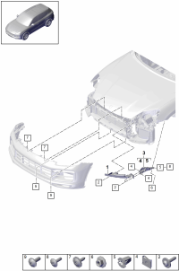 9Y0807571B-PORSCHE CAYENNE BRACKET