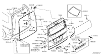 90507JX30A-Plate, door lock immobilizer