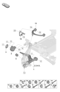 9J1407151D-Track control arm lh & rh