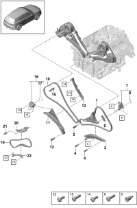 9A710945000-Timing chain with tensioner deprecated parts