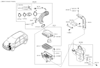 28113D8300-ELEMENT, AIR CLEANER ATK412