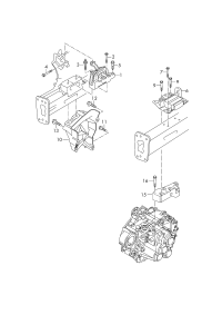 5Q0199262BF-Engine mounting